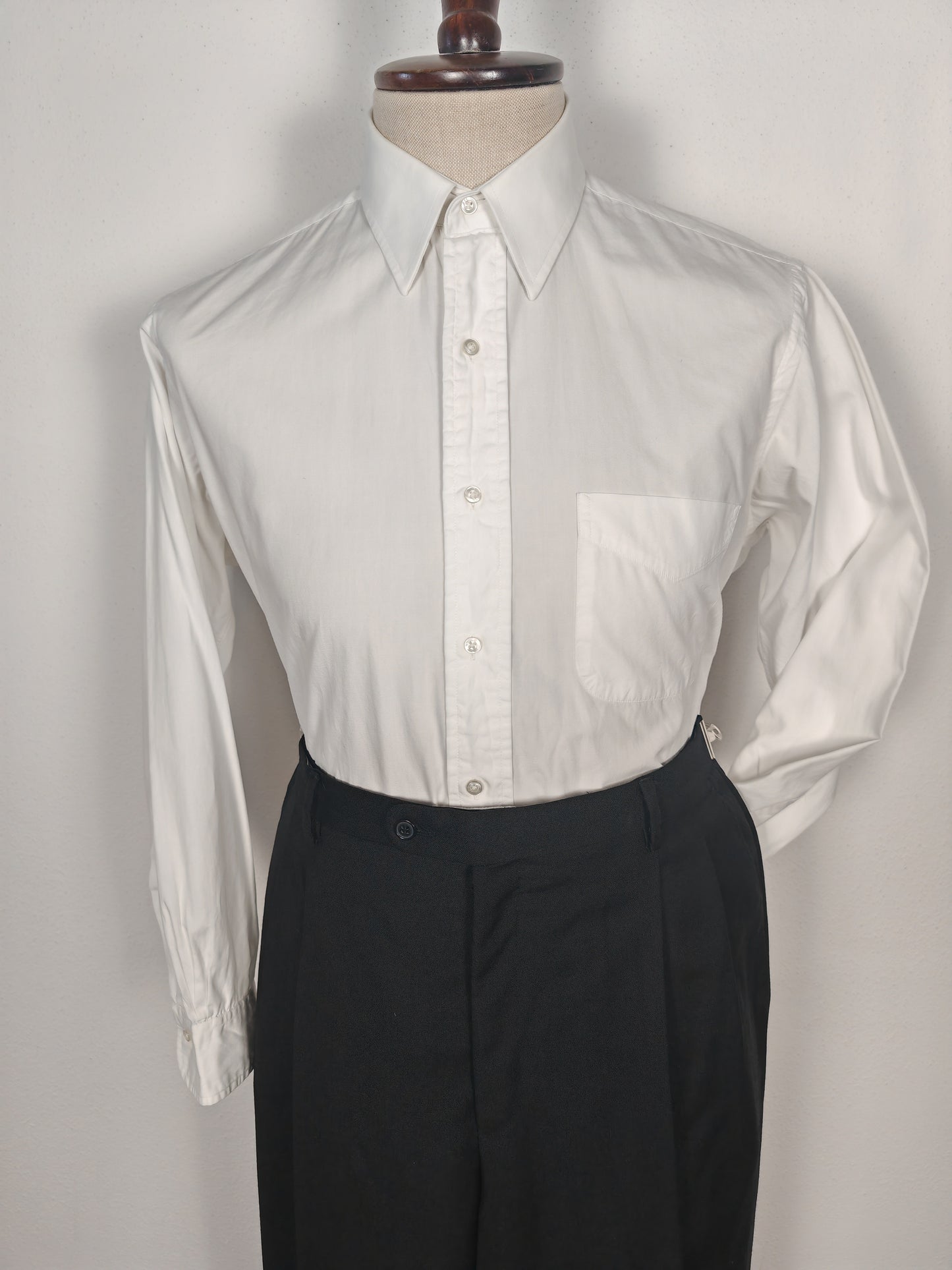 Camicia Brooks Brothers bianca vintage made in USA - 15 1/2