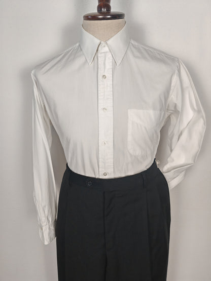 Camicia Brooks Brothers bianca vintage made in USA - 15 1/2