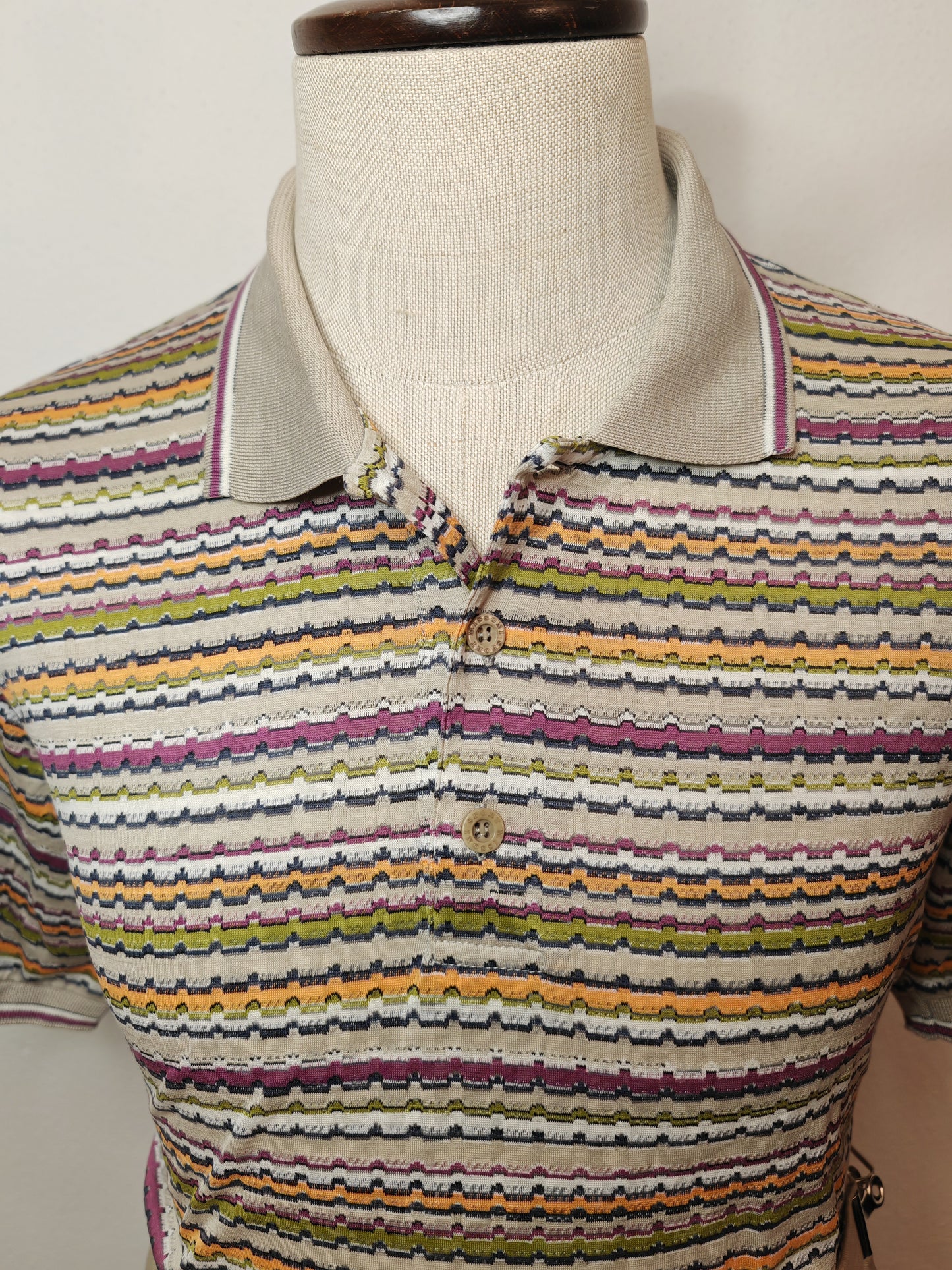 Missoni lisle polo - size M