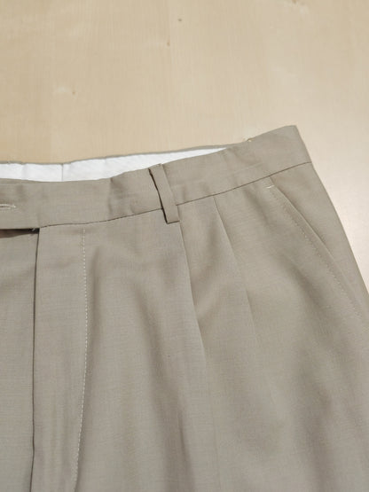 Pantalone in fresco lana beige - tg. 48