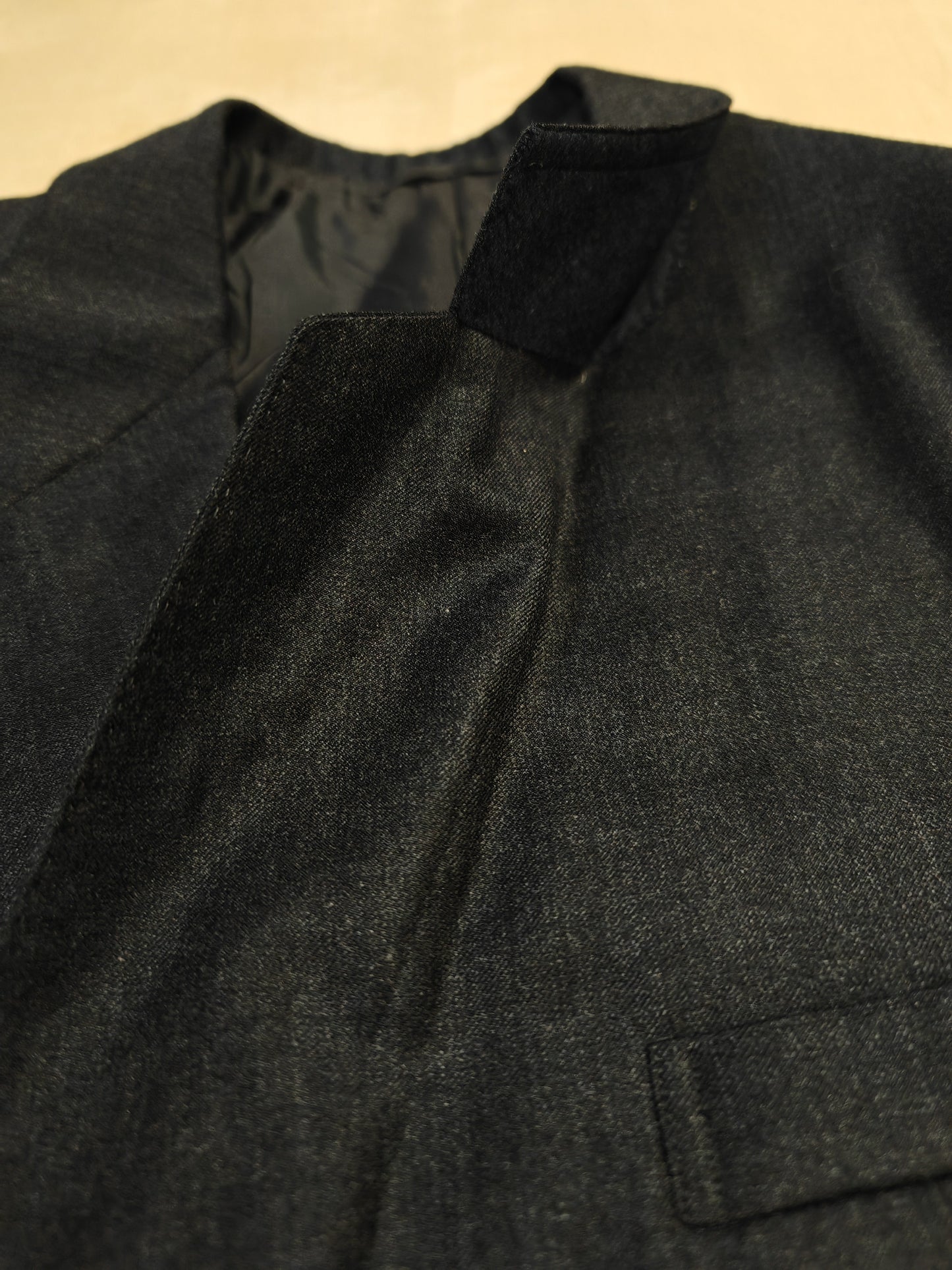 Giacca doppiopetto 2×1 in flanella grigia (full canvas) - tg. 50