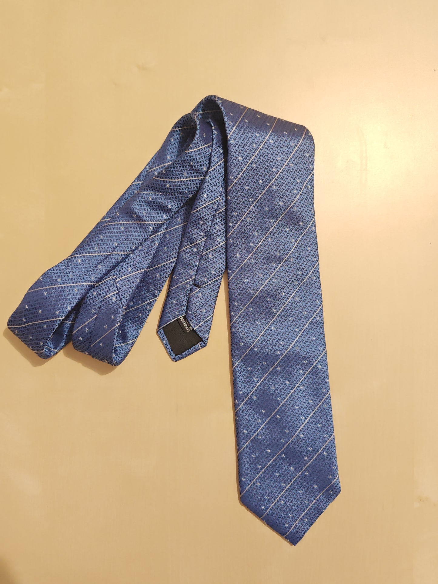 Yves Saint Laurent jacquard logoed tie