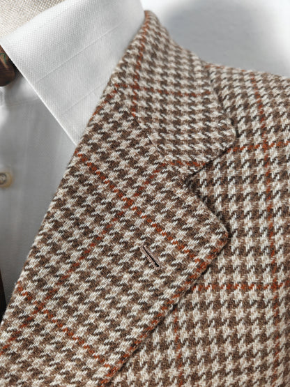 Giacca in tweed semi-sartoriale in stile sportcoat inglese - tg. 52/54