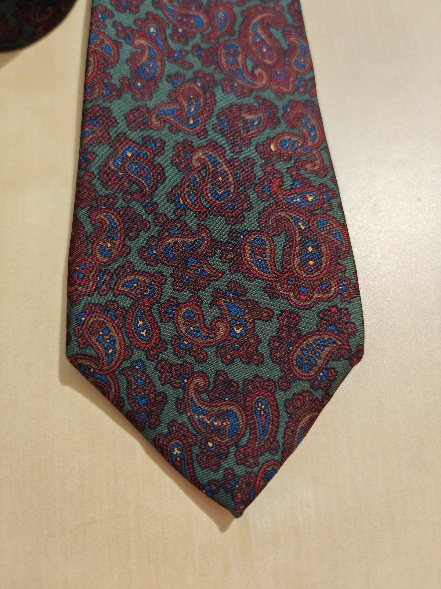 Cravatta Holliday & Brown paisley made in England