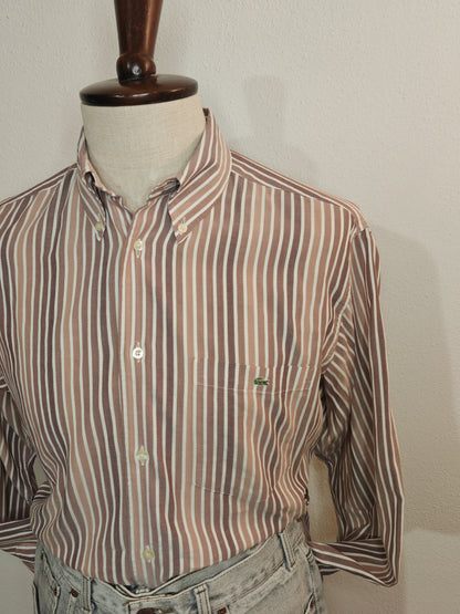 Camicia Lacoste a righe con taschino - tg. 41 (L)