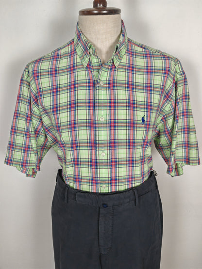 Camicia Ralph Lauren Blake tartan maniche corte - L/XL