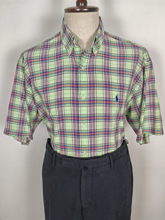 Camicia Ralph Lauren Blake tartan maniche corte - L/XL