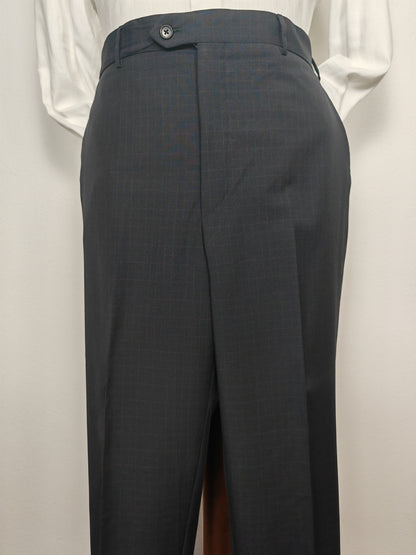 Completo Corneliani estivo in fresco lana blu a quadri - tg. 54