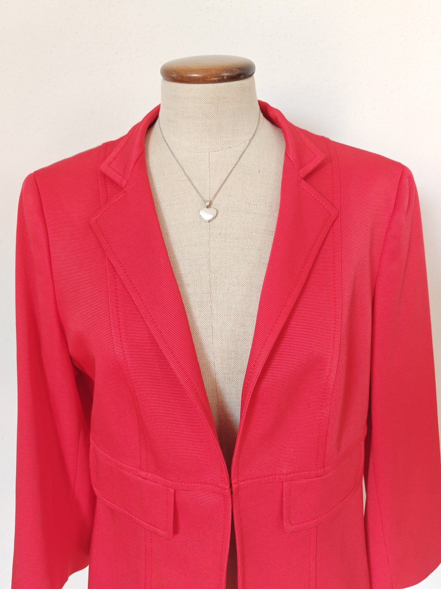 Blazer Marella cannettato rosso fragola - tg. 46