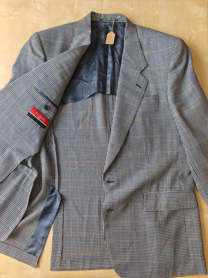 Giacca Pierre Cardin anni '80 chek in tela frescolana - tg. 50/52