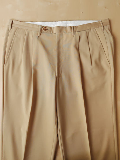 Fresco wool trousers, cream colour - size 54