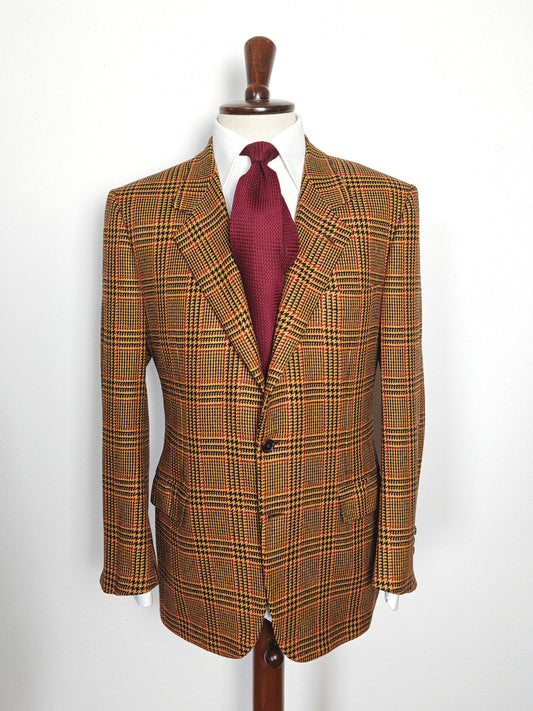 Giacca Brioni semi-sartoriale in puro cashmere scozzese - tg. 52