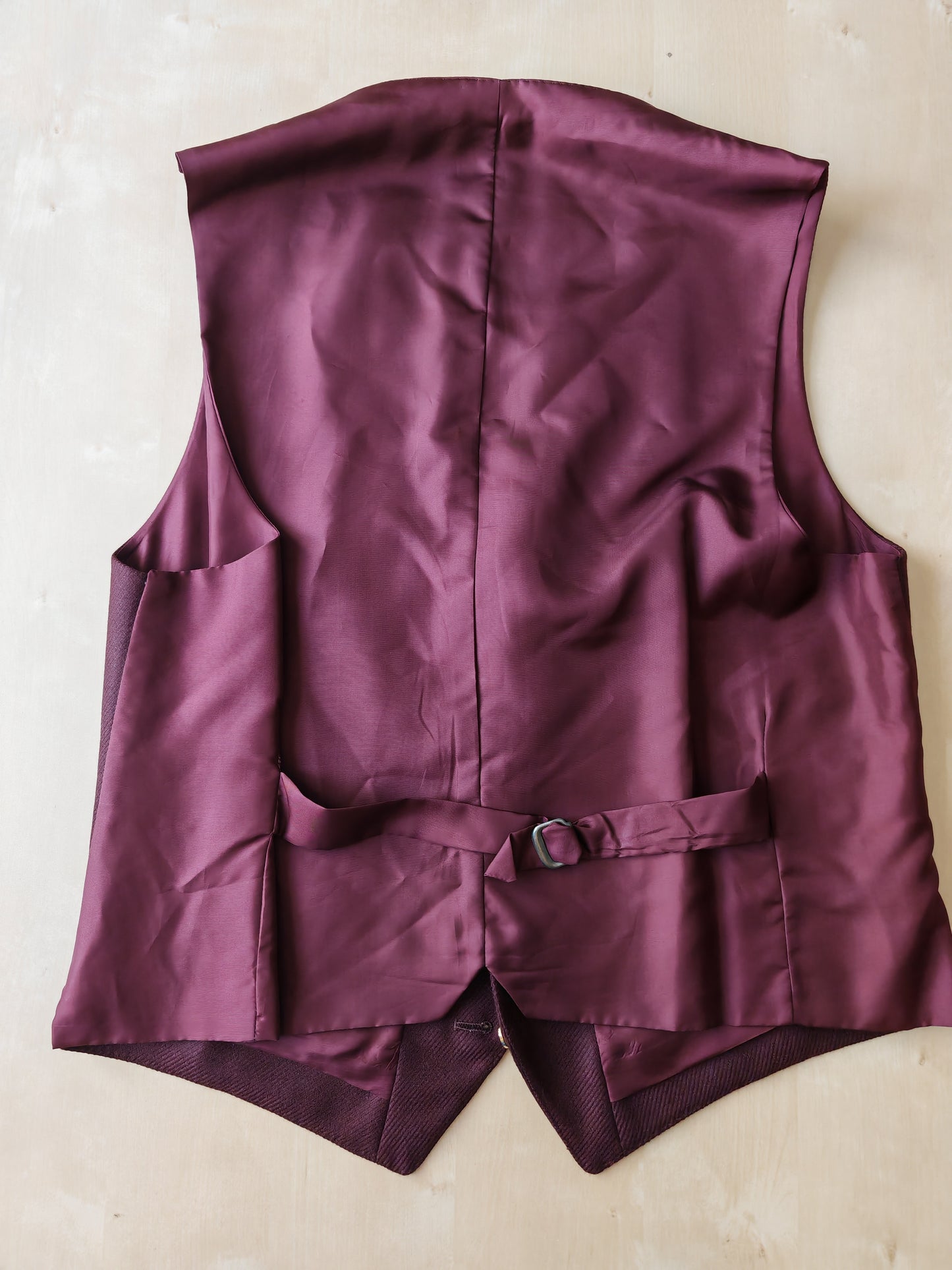 Tartan blazer Simon Ackerman anni '70 con panciotto abbinato - tg. 48/50