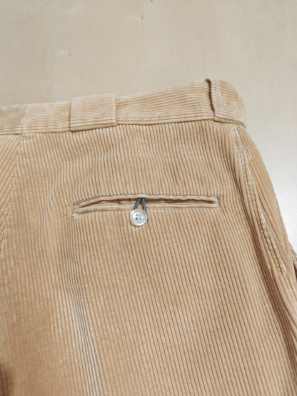 Pantalone Barbour anni '90 in velluto a coste beige - tg. 34 (=48)