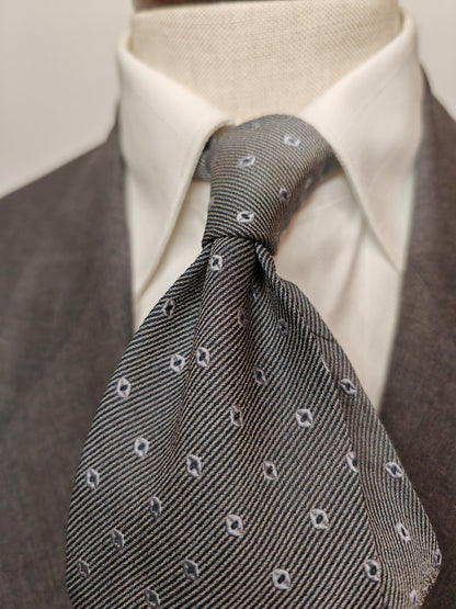 Armani ribbed silk tie