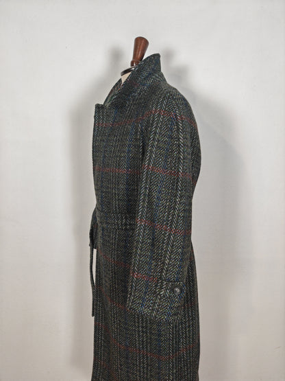 Cappotto raglan anni '80 in tweed scozzese Kynoch - tg. 48-52