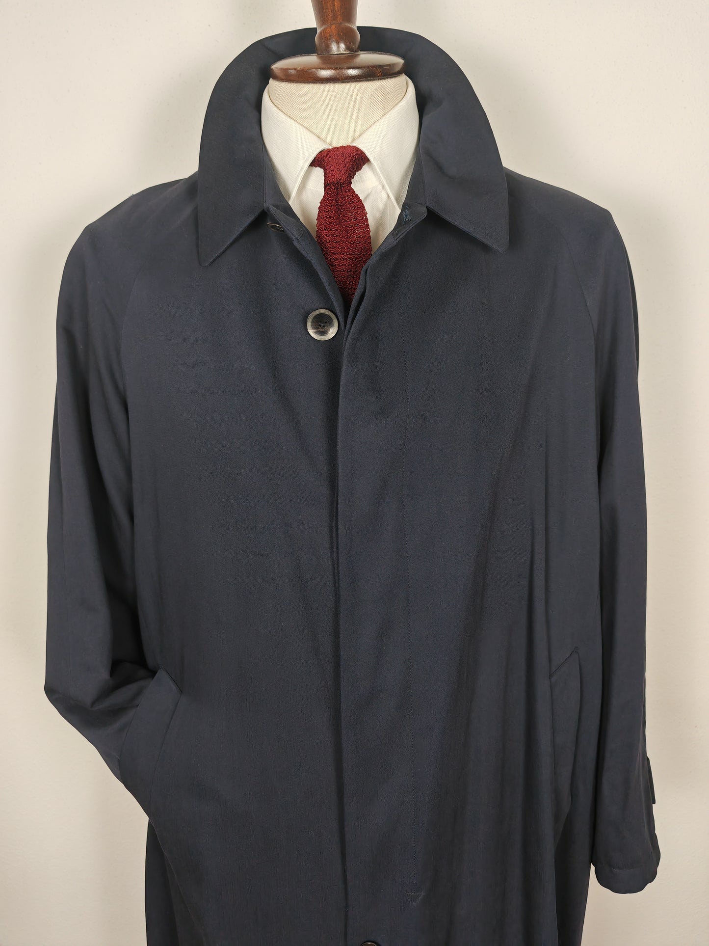 Soprabito Canali in misto seta blu - tg. 50