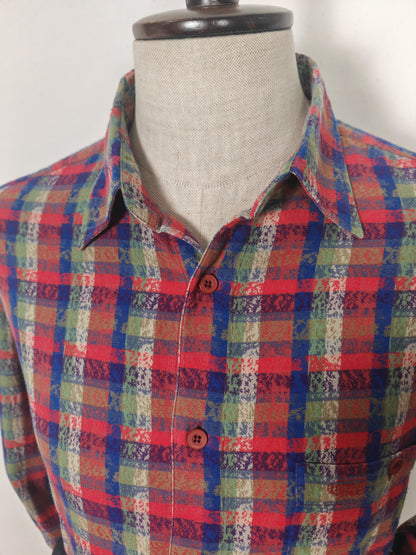 Camicia quadri Missoni Sport anni '80 - XL