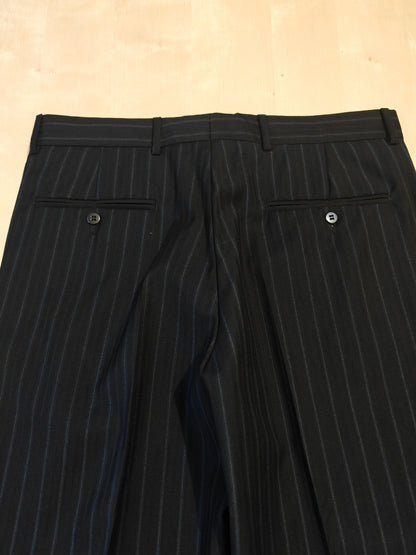 Completo anni '90 blu notte gessato - tg. 50