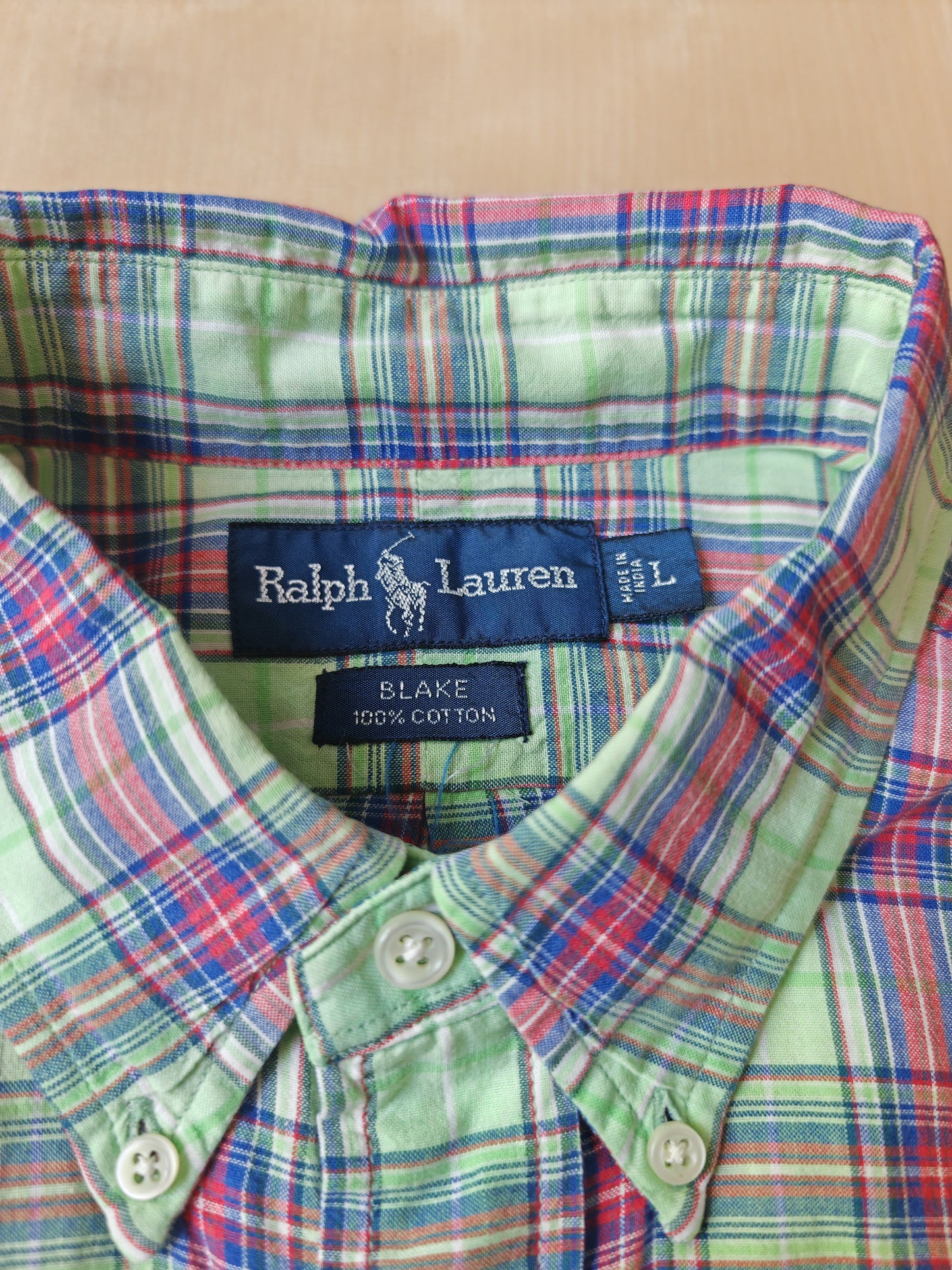 Camicia Ralph Lauren Blake tartan maniche corte - L/XL