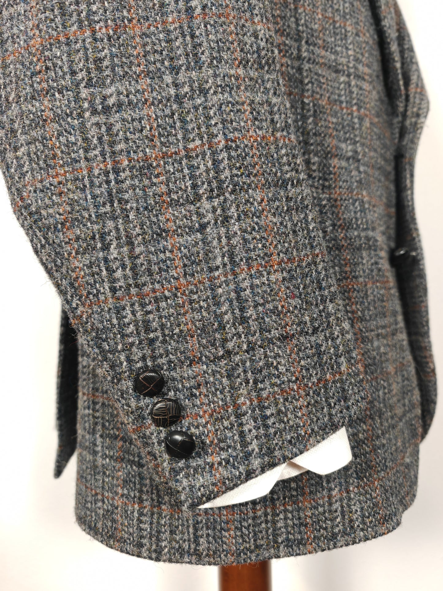 Giacca in Harris Tweed anni '80 - tg. 54 con drop basso