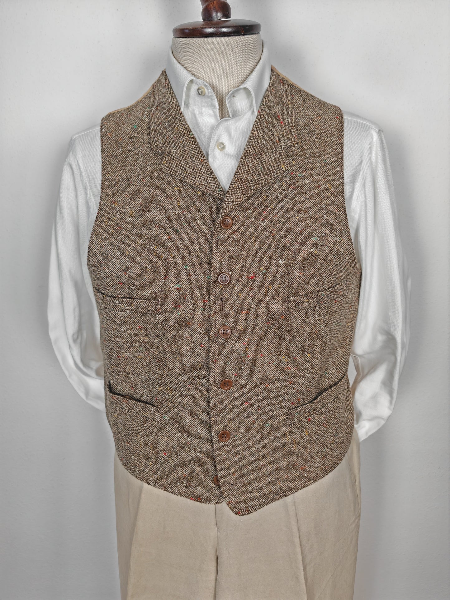 Panciotto Ralph Lauren Double RL in donegal tweed - M