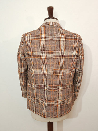 Giacca sartoriale anni '70 tweed - tg. 46/48 corta