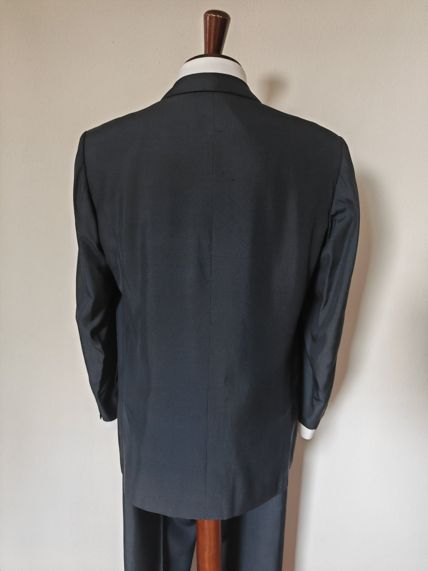 Bespoke blue summer suit (wool and silk) - size 46/48