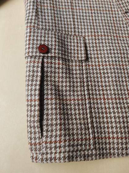 Giacca in tweed semi-sartoriale in stile sportcoat inglese - tg. 52/54