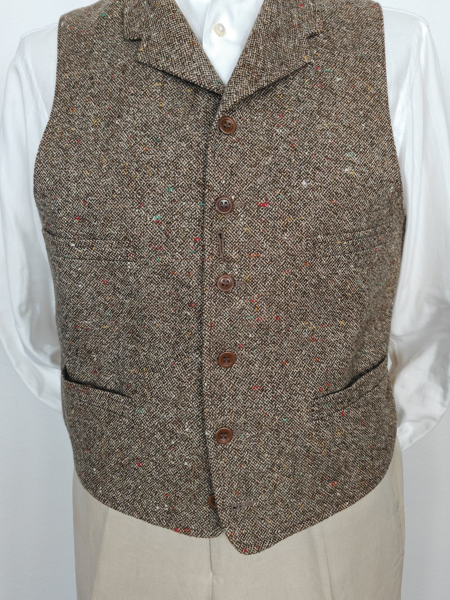 Panciotto Ralph Lauren Double RL in donegal tweed - M