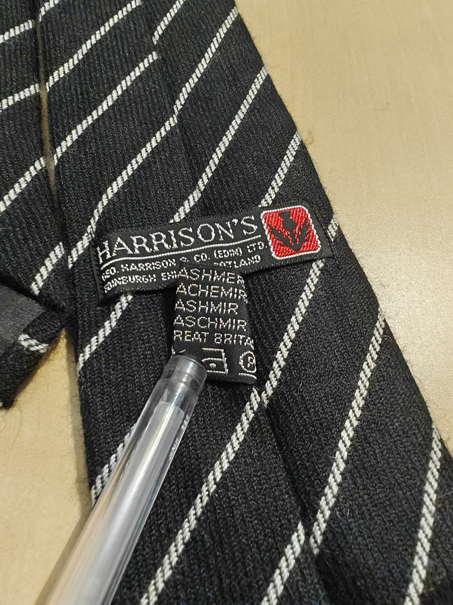 Cravatta Harrison's of Scotland in puro cashmere