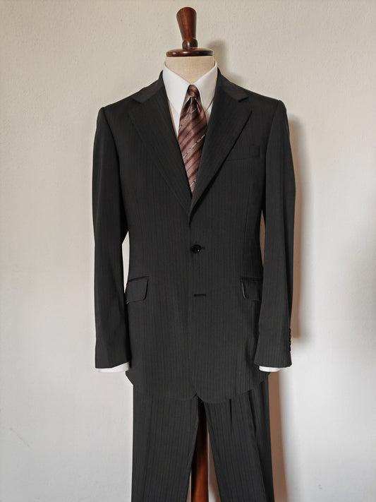 Dolce & Gabbana suit, wool blend with frogmouth pockets - size 50