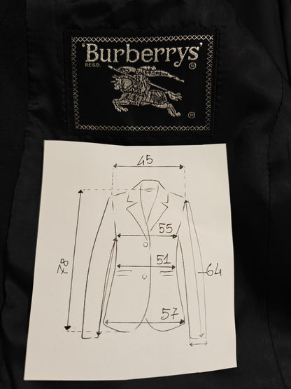 Blazer Burberrys anni '80 bottoni oro con logo - tg. 50