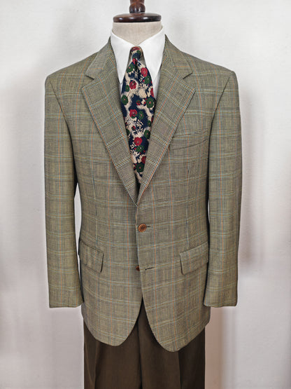 Giacca Cantarelli principe di Galles color salvia mezza fodera - tg. 48
