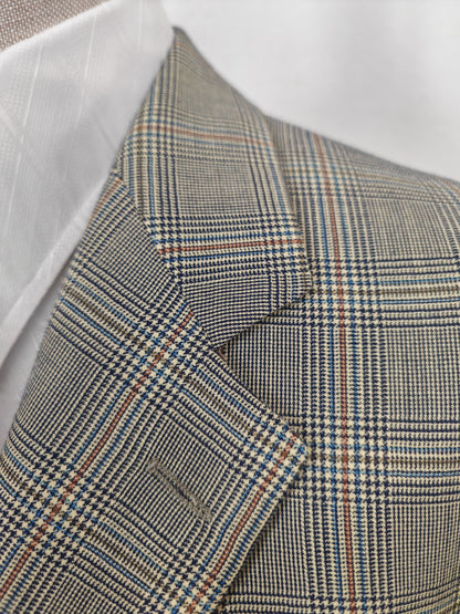 Giacca Cantarelli principe di Galles color salvia mezza fodera - tg. 48