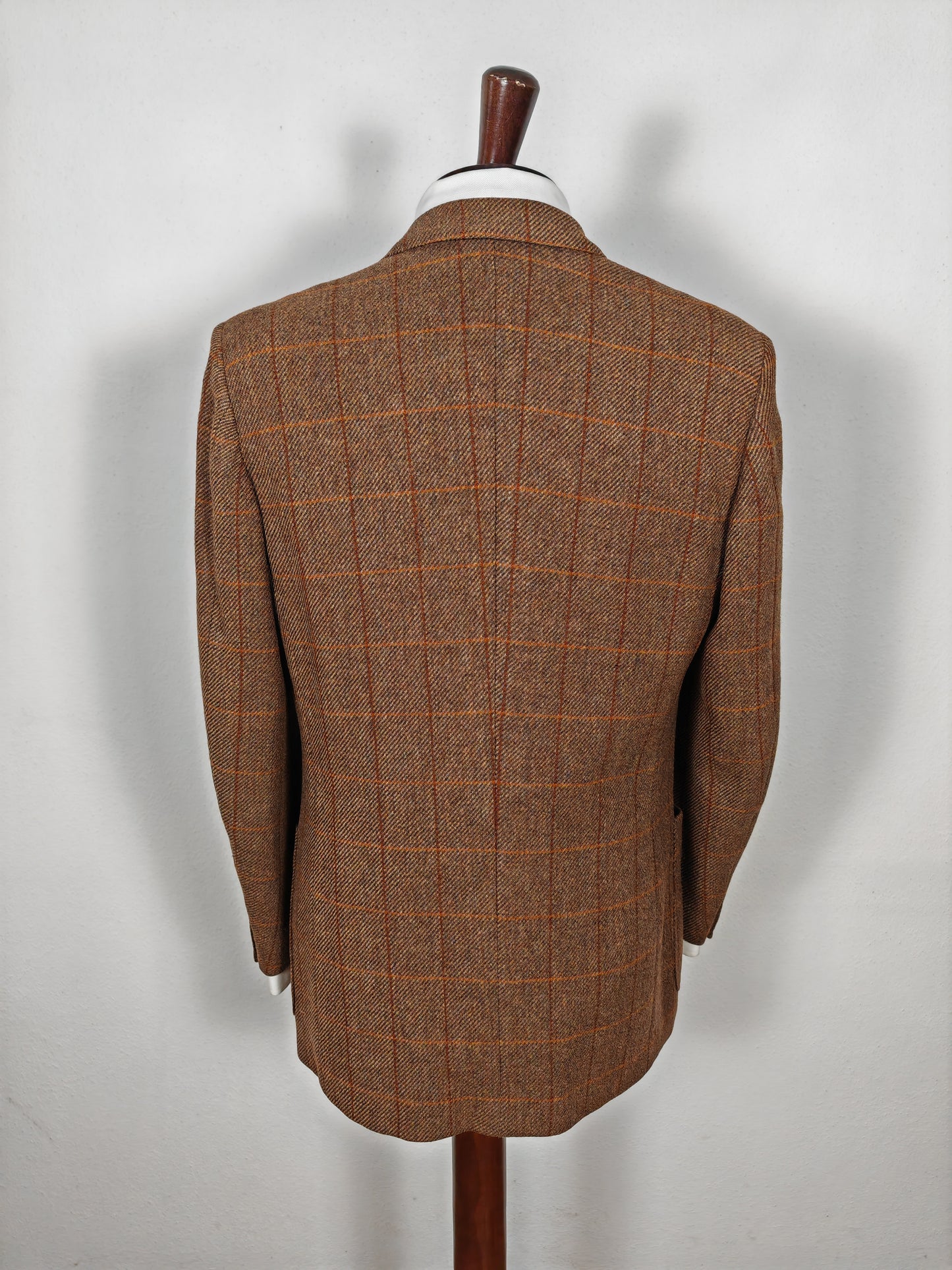 Giacca anni '80 in tweed finestrato - tg. 48/50