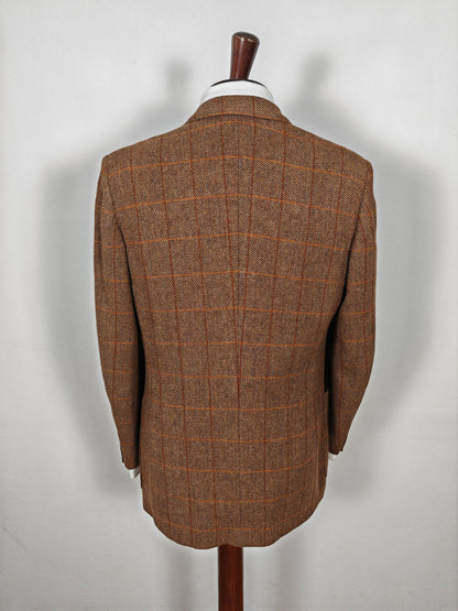 Giacca anni '80 in tweed finestrato - tg. 48/50