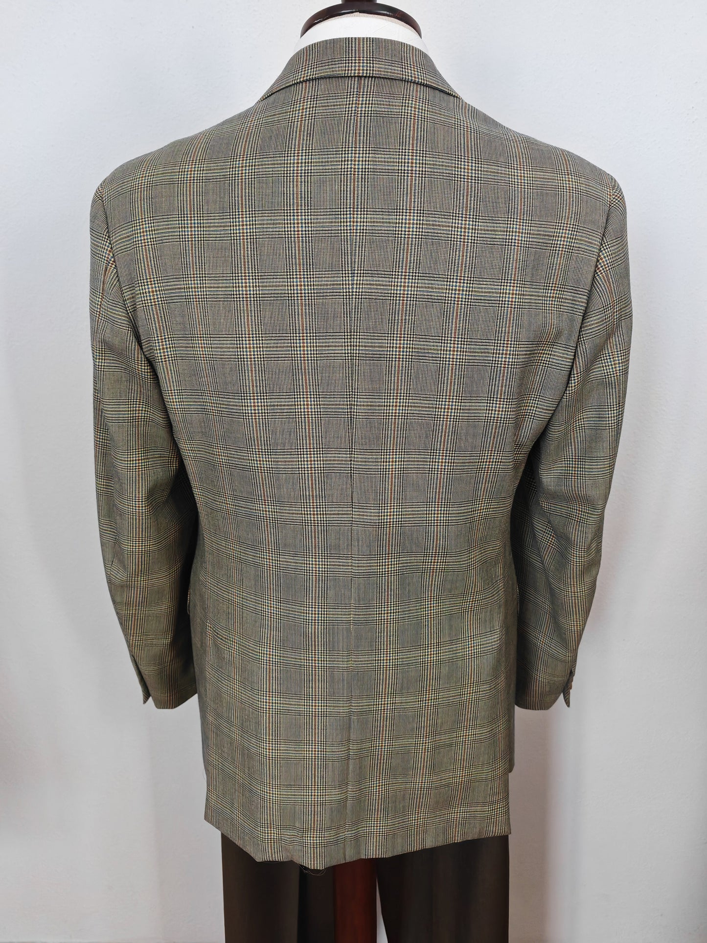 Giacca Cantarelli principe di Galles color salvia mezza fodera - tg. 48