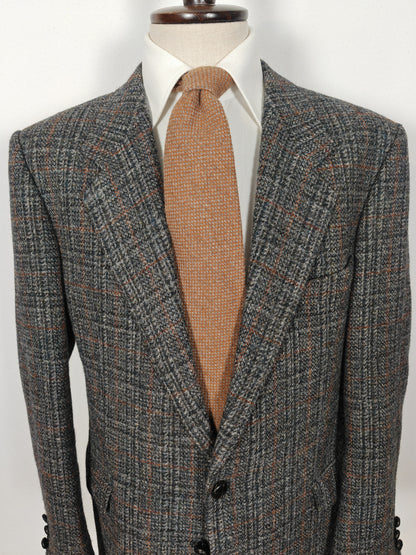 Giacca in Harris Tweed anni '80 - tg. 54 con drop basso