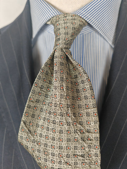 Cravatta Romeo Gigli in seta effetto crespo