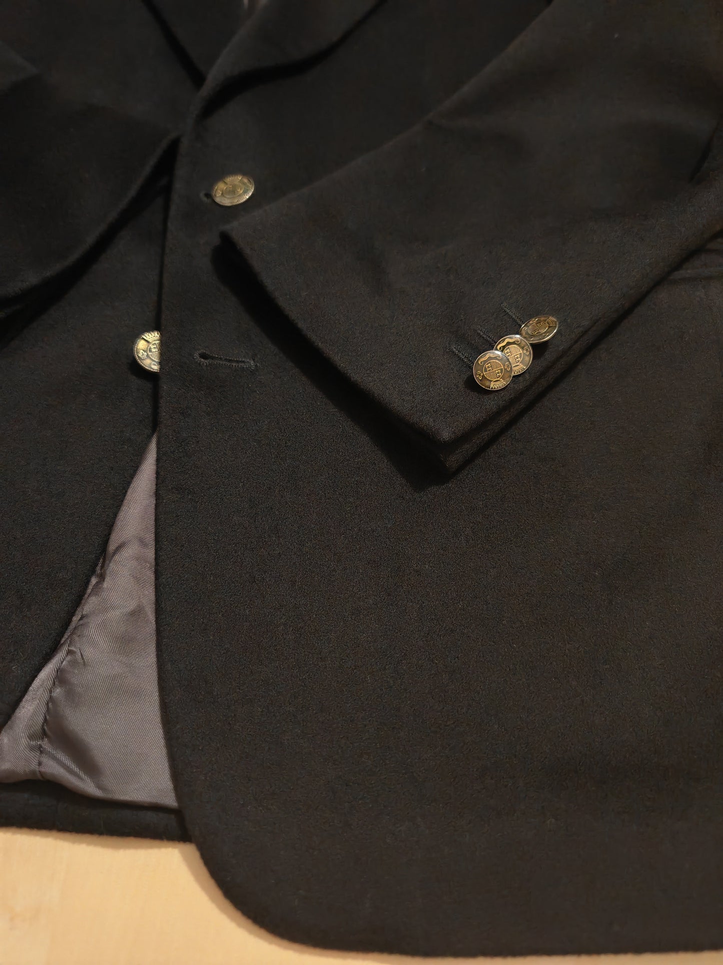 Blazer in panno lana e cashmere tessuto Loro Piana - tg. 48