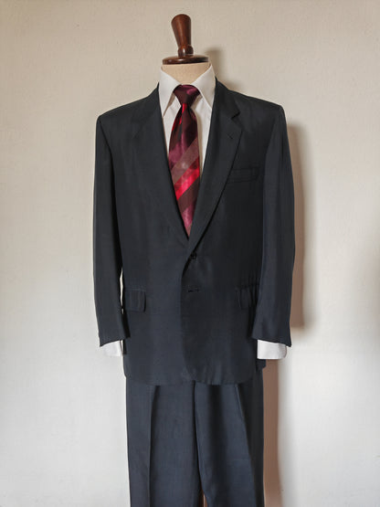 Bespoke blue summer suit (wool and silk) - size 46/48