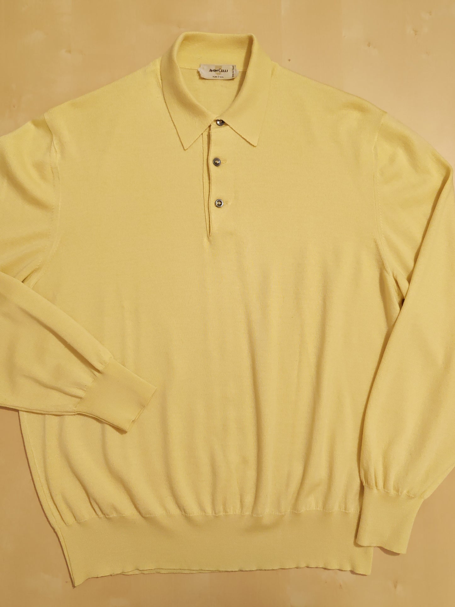 Avon Celli, vintage knitted polo - size M