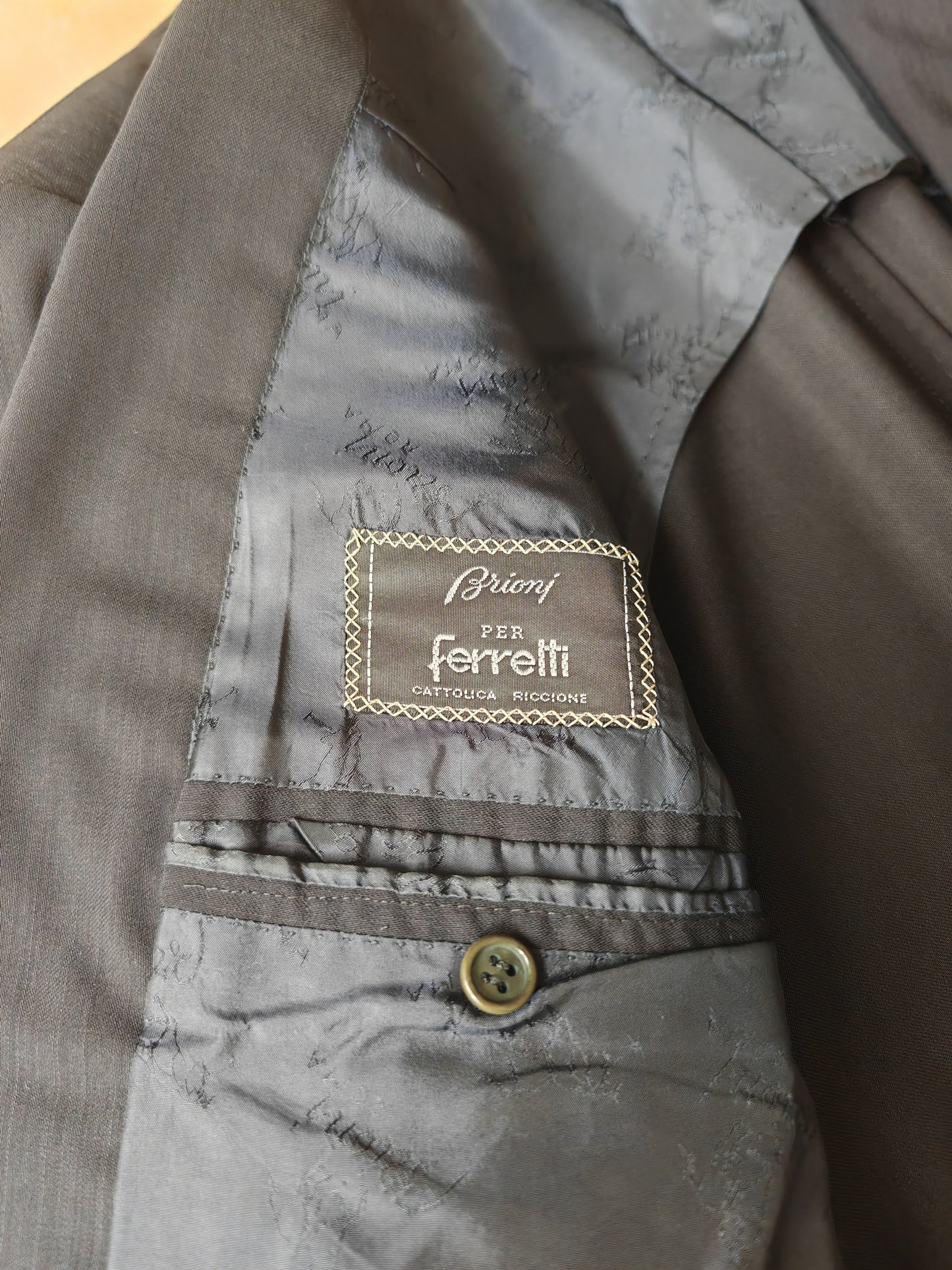 Completo Brioni estivo blu in fresco lana - tg. 50