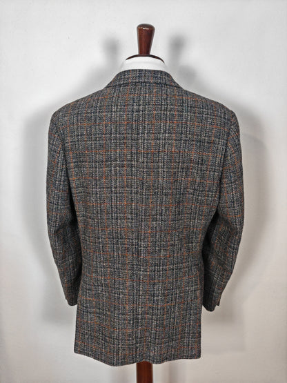 Giacca in Harris Tweed anni '80 - tg. 54 con drop basso