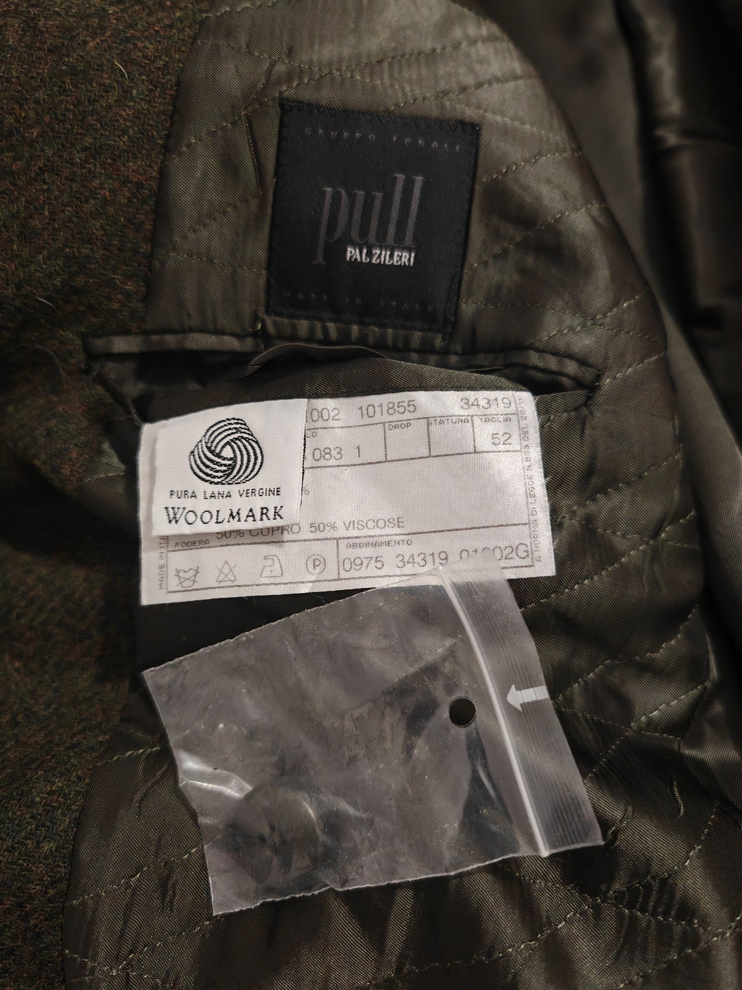 Giacca Pal Zileri in Yorkshire Tweed inglese Abraham Moon - tg. 52