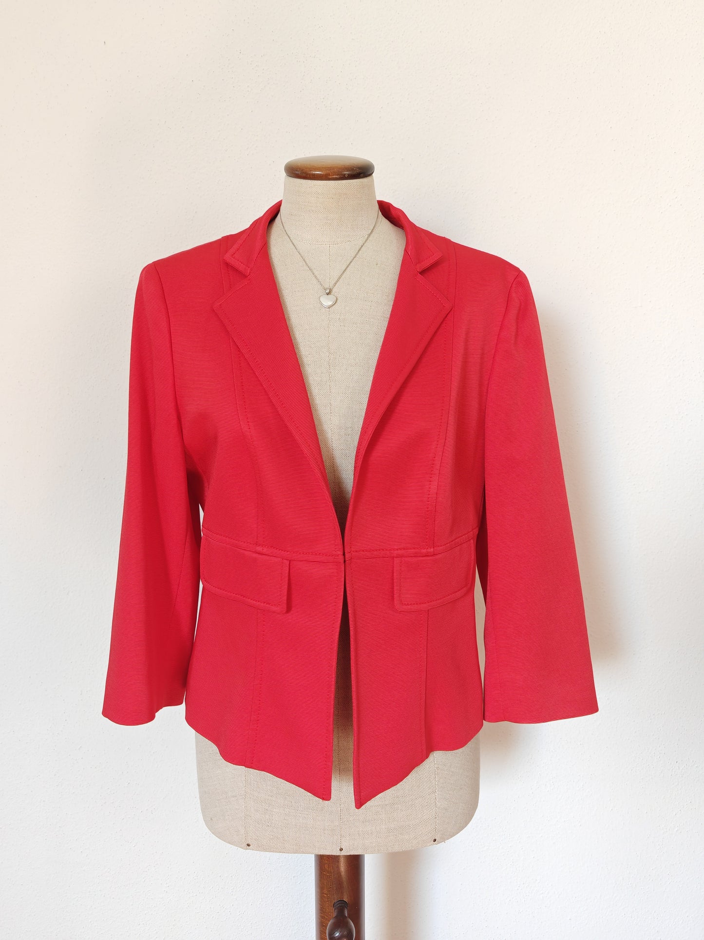 Blazer Marella cannettato rosso fragola - tg. 46