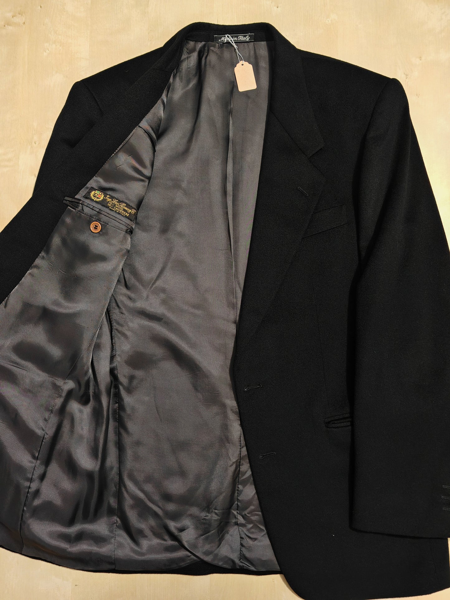 Blazer in panno lana e cashmere tessuto Loro Piana - tg. 48