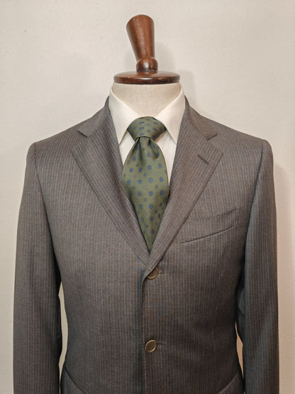 Completo Boggi tessuto Loro Piana super 120S, grigio gessato - tg. 46