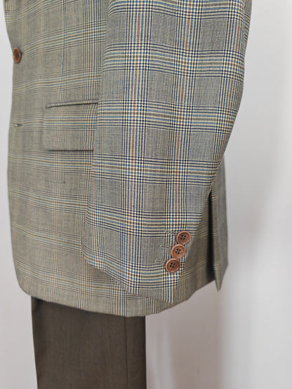 Giacca Cantarelli principe di Galles color salvia mezza fodera - tg. 48